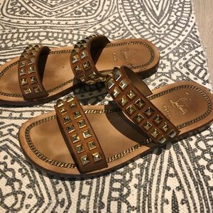 Mens Louboutin sandals